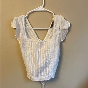 White Sleeveless Top (Bin N)​